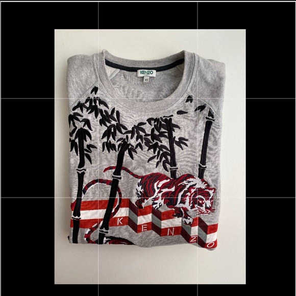 KENZO Women's Bamboo & Tiger Printed Sweatshirt - Picture 4 of 8